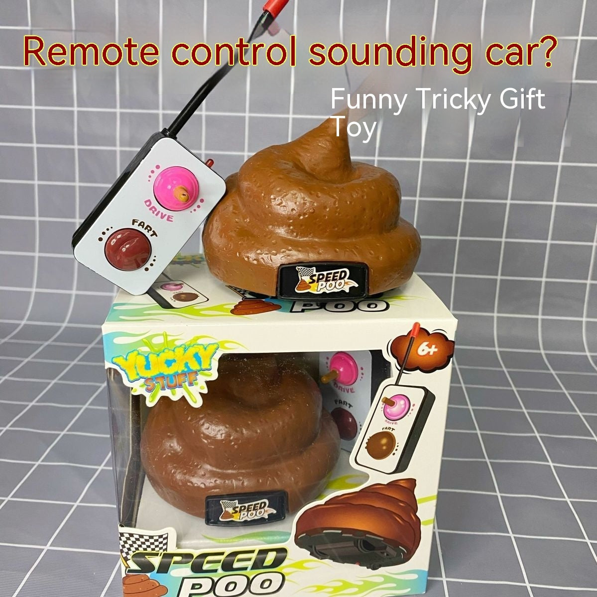 Remote Control Prank Toy Funny Moving Gag Gift Novelty Joke RC Surprise Toy for Parties & Gifts