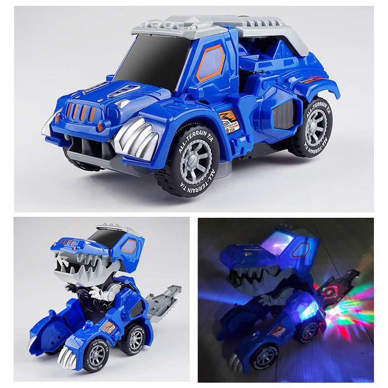 Electric Transforming RC Car Toy Shape-Shifting Remote Control Stunt Vehicle with Fast Action Driving
