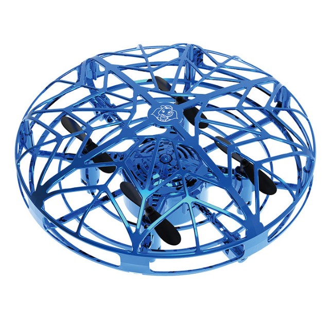 Mini UFO Flying Drone Infrared Induction RC Helicopter Toy with Hand Sensor Control & Auto Hover for Kids