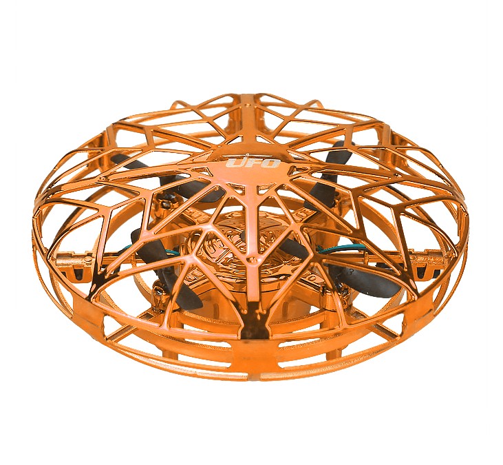 Mini UFO Flying Drone Infrared Induction RC Helicopter Toy with Hand Sensor Control & Auto Hover for Kids