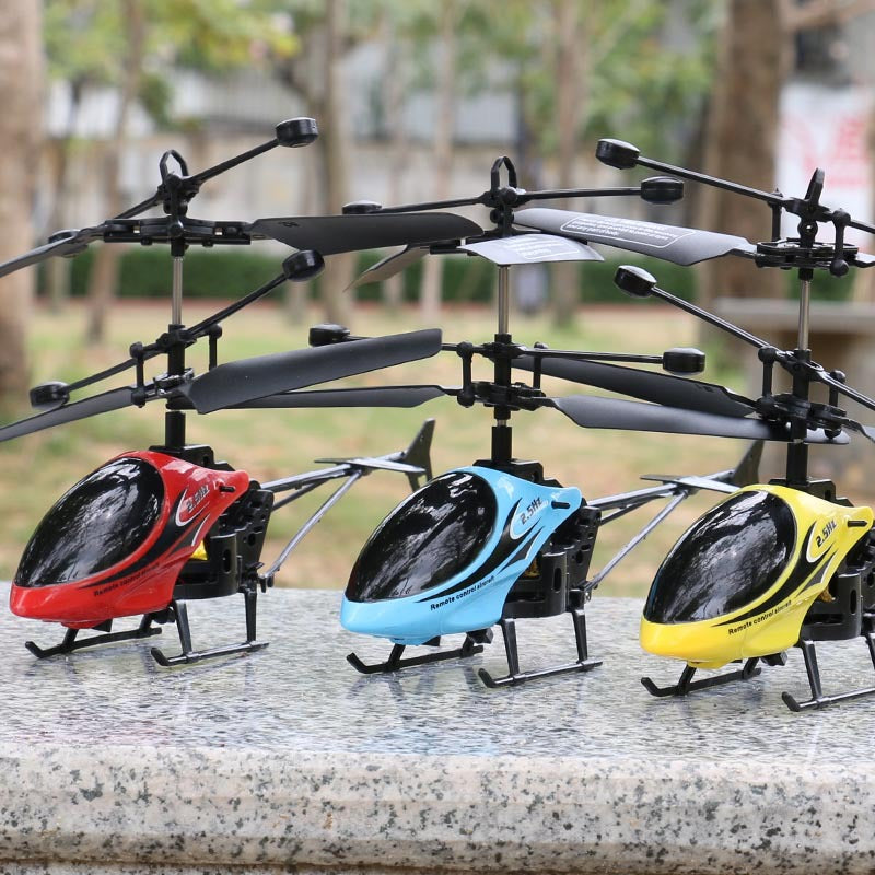 RC Mini Helicopter Toy Remote Control Flying Helicopter with Stable Hover Flight for Kids & Beginners