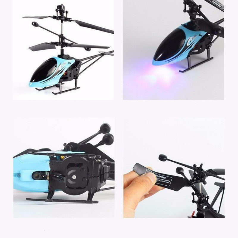 Mini RC Helicopter Electric Remote Control Flying Helicopter Toy for Kids & Beginners