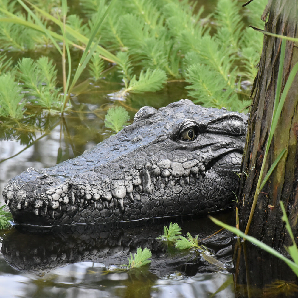 RC Crocodile Head Boat Realistic Remote Control Water Racing Toy for Kids with High-Speed Movement