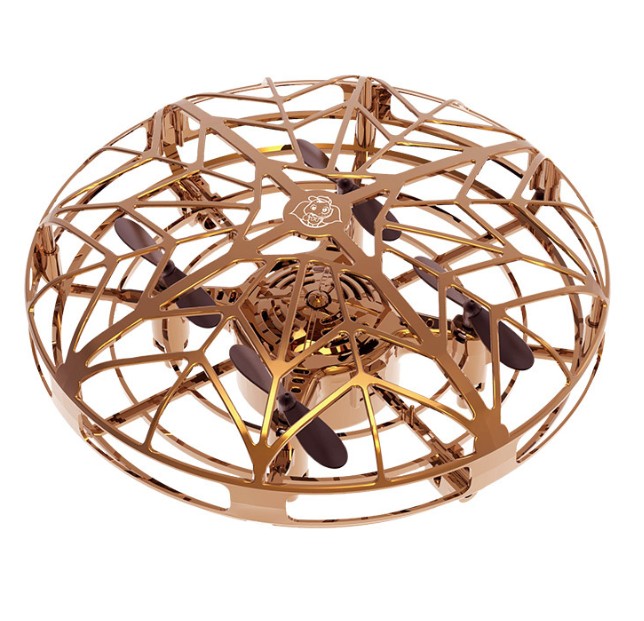 Mini UFO Flying Drone Infrared Induction RC Helicopter Toy with Hand Sensor Control & Auto Hover for Kids