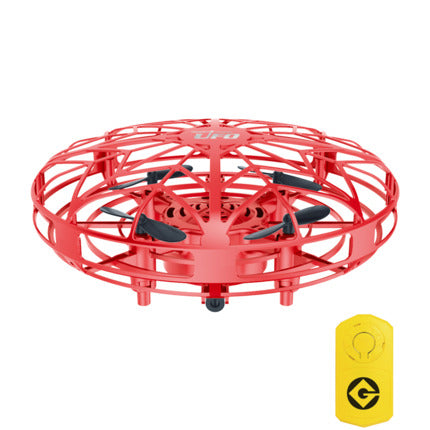 Mini UFO Flying Drone Infrared Induction RC Helicopter Toy with Hand Sensor Control & Auto Hover for Kids