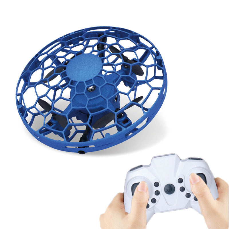 Mini UFO Flying Drone Infrared Induction RC Helicopter Toy with Hand Sensor Control & Auto Hover for Kids