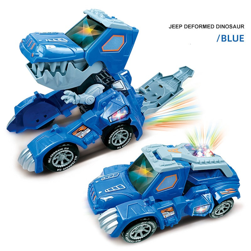 Electric Transforming RC Car Toy Shape-Shifting Remote Control Stunt Vehicle with Fast Action Driving