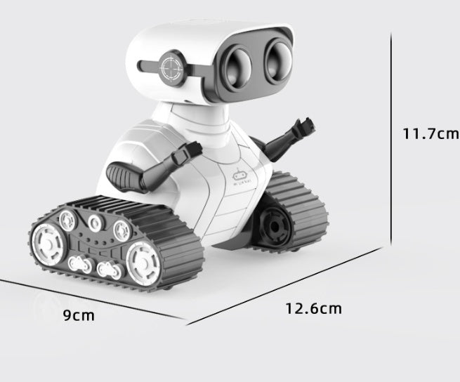 USB Rechargeable RC Robot Toy Interactive Walking Robot with Remote Control, Lights & Sound for Kids